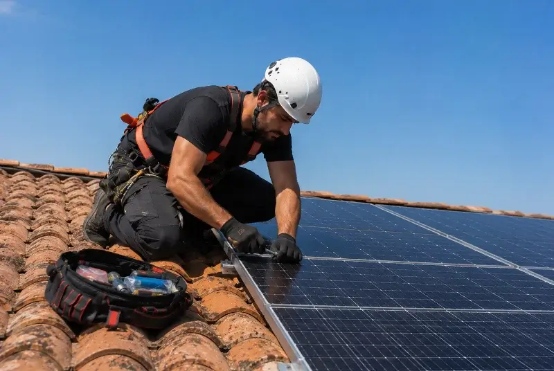 Maintenance et monitoring de panneaux solaires à Vienne